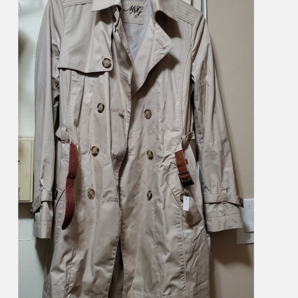 Mango Classic Tan Trench Coat